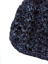 Charger l'image dans la galerie, 1950s - Superb Quality Black Raffia Handbag