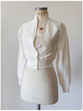 Cargar imagen en el visor de la galería, 1940s 1950s - DARIO SOLES - Deadstock Cardigan Cotton Jacket - Sz 1