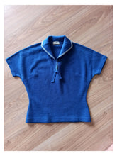 Charger l'image dans la galerie, 1950s - SMARTEX, France - Gorgeous Sailor Wool Jumper - W29 (74cm)