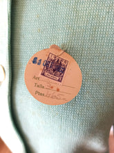 Charger l'image dans la galerie, 1950s - CASALS & COMAS - Deadstock Turquoise Cardigan - Sz 3