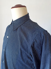 Load image into Gallery viewer, 1930s 1940s - JUAN UBACH, Barcelona - Deadstock Blue Striped Men's Cotton Shirt