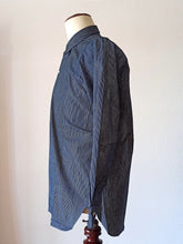 Load image into Gallery viewer, 1930s 1940s - JUAN UBACH, Barcelona - Deadstock Blue Striped Men's Cotton Shirt