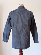 Load image into Gallery viewer, 1930s 1940s - JUAN UBACH, Barcelona - Deadstock Blue Striped Men's Cotton Shirt