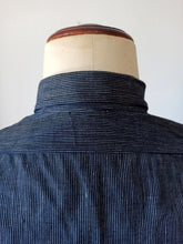 Load image into Gallery viewer, 1930s 1940s - JUAN UBACH, Barcelona - Deadstock Blue Striped Men's Cotton Shirt