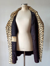 Charger l'image dans la galerie, 1950s - AZENS - LA FRANCE - Spectacular Cheetah Faux Coat