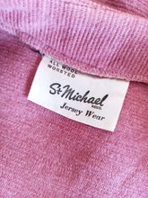 Charger l'image dans la galerie, 1950s - St. MICHAEL, UK - Gorgeous Pink Jersey Wool Dress - W24.5/28.5 (62/72cm)