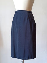 Cargar imagen en el visor de la galería, 1940s - PARIS - New Look Stone Blue Wool Ensemble - W28/27 (70/68cm)
