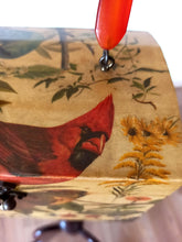 Cargar imagen en el visor de la galería, 1950s 1960s - Adorable Decoupage Wooden Handbag