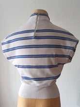 Cargar imagen en el visor de la galería, 1940s 1950s - Deadstock Zipper Back Cotton Top