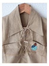Load image into Gallery viewer, 1940s - ALBERT PUJADAS, Barcelona - Deadstock Men's Linen Shirt - Sz XS