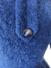 Charger l'image dans la galerie, 1950s 1960s - Fabulous Plush Blue Dress - W26 (66cm)