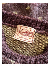 Cargar imagen en el visor de la galería, 1940s 1950s - NEW YORKER, USA - Men's Reindeer Wool Sweater - Sz M