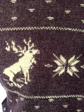 Cargar imagen en el visor de la galería, 1940s 1950s - NEW YORKER, USA - Men's Reindeer Wool Sweater - Sz M