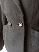 Charger l'image dans la galerie, 1940s - Exquisite New Look Black Wool Jacket - W27.5 (70cm)