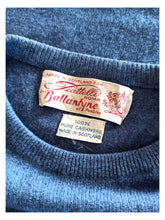 Load image into Gallery viewer, 1950s - BALLANTYNE, Scotland - Airforce Blue Cashmere Jumper