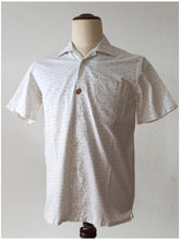 Charger l'image dans la galerie, 1950s - JERONIMO SANZ, Spain - Deadstock Black Atomic Rockabilly Shirt - Sz 38