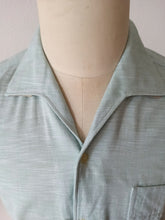 Charger l'image dans la galerie, 1950s - CAREN, Spain - Deadstock Turquoise Rockabilly Shirt - Sz 2