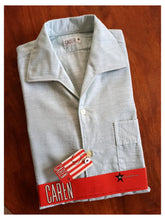 Charger l'image dans la galerie, 1950s - CAREN, Spain - Deadstock Turquoise Rockabilly Shirt - Sz 2