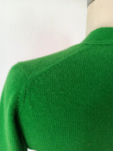 Load image into Gallery viewer, 1950s 1960s - BALLANTYNE, Scotland - Green Thick Cashmere Cardigan