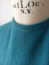 Load image into Gallery viewer, 1950s - LILLY WHITES - HAWICK, Scotland - Petrol Cashmere Twin Set