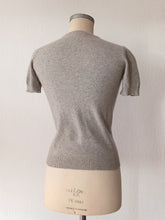 Charger l'image dans la galerie, 1950s 1960s - JAEGER - Grey Cashmere Jumper - Sz 34