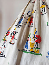 Load image into Gallery viewer, 1950s - ADELINE, Chambery-Paris - Outstanding Novelty Bolero Dress - W27 (68cm)