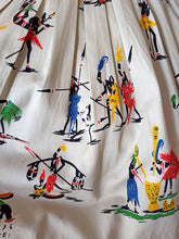 Load image into Gallery viewer, 1950s - ADELINE, Chambery-Paris - Outstanding Novelty Bolero Dress - W27 (68cm)