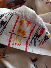 Load image into Gallery viewer, 1950s - ADELINE, Chambery-Paris - Outstanding Novelty Bolero Dress - W27 (68cm)