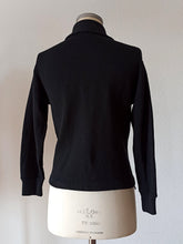 Load image into Gallery viewer, 1950s - CASTAÑER, Spain - Deadstock Black Wool Cardigan - Sz 3