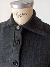 Load image into Gallery viewer, 1950s - CASTAÑER, Spain - Deadstock Grey Wool Cardigan - Sz 2