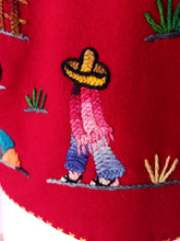 Load image into Gallery viewer, 1940s 1950s - GUILLERMO GUEVARA, Mexico - Red Souvenir Jacket - Sz. XS/S