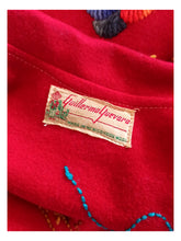 Load image into Gallery viewer, 1940s 1950s - GUILLERMO GUEVARA, Mexico - Red Souvenir Jacket - Sz. XS/S