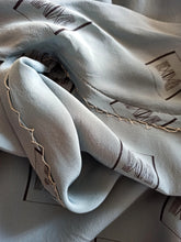 Load image into Gallery viewer, 1950s - Stunning Teal Rayon Silk Dress - W35 (88cm)