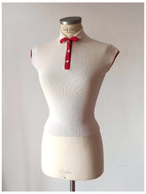 Charger l'image dans la galerie, 1950s - CREATION WYL, France - Gorgeous Two Tone Top - Sz 42
