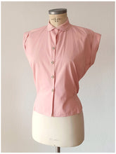 Charger l'image dans la galerie, 1950s - Adorable Pink Pale Blouse - W34 (86cm)
