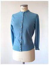 Charger l'image dans la galerie, 1950s - LYLE & SCOTT, Scotland - Adorable Blue Cashmere Cardigan