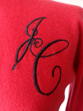 Charger l'image dans la galerie, 1950s - PRINGLE, Scotland - Stunning Red Cashmere Cardigan