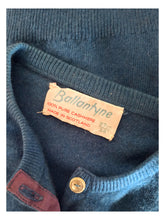 Load image into Gallery viewer, 1950s 1960s - BALLANTYNE, Scotland - Petrol Blue Cashmere Cardigan