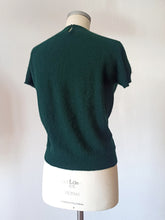 Charger l'image dans la galerie, 1950s 1960s - ST. MICHAEL, UK - Forest Green Cashmere Twin Set