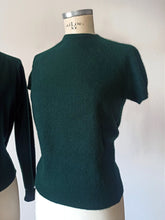 Charger l'image dans la galerie, 1950s 1960s - ST. MICHAEL, UK - Forest Green Cashmere Twin Set
