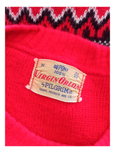 Charger l'image dans la galerie, 1950s - PILGRIM, USA - Red Orlon Men's Sweater - Sz Medium