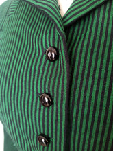 Charger l'image dans la galerie, 1940s - BRUERRE, France - Gorgeous New Look Striped Jacket - W30 (76cm)
