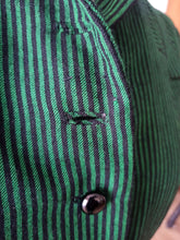 Charger l'image dans la galerie, 1940s - BRUERRE, France - Gorgeous New Look Striped Jacket - W30 (76cm)
