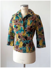 Load image into Gallery viewer, 1950s - Fabulous Novelty Print Cotton Top - Sz 44