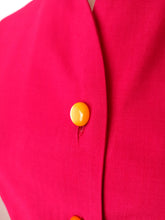 Load image into Gallery viewer, 1950s - Stunning Red Cotton Blouse - W30 (76cm)