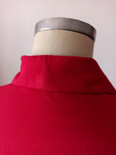 Load image into Gallery viewer, 1950s - Stunning Red Cotton Blouse - W30 (76cm)
