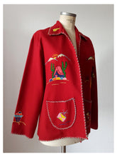 Laden Sie das Bild in den Galerie-Viewer, 1940s 1950s - Outstanding Mexican Souvenir Jacket - Large Size