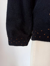 Cargar imagen en el visor de la galería, 1950s 1960s - Stunning Beaded Wool Cardigan - Sz 38