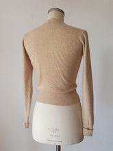 Load image into Gallery viewer, 1950s - PRINGLE, Scotland - Adorable Sand Cashmere Cardigan