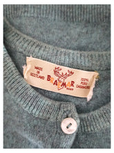 Load image into Gallery viewer, 1950s - BRAEMAR, Scotland - Gorgeous Green Cashmere Cardigan - Sz 38